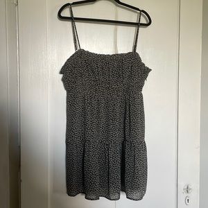 Sophia Tiered Mini Dress in Micro Daisy